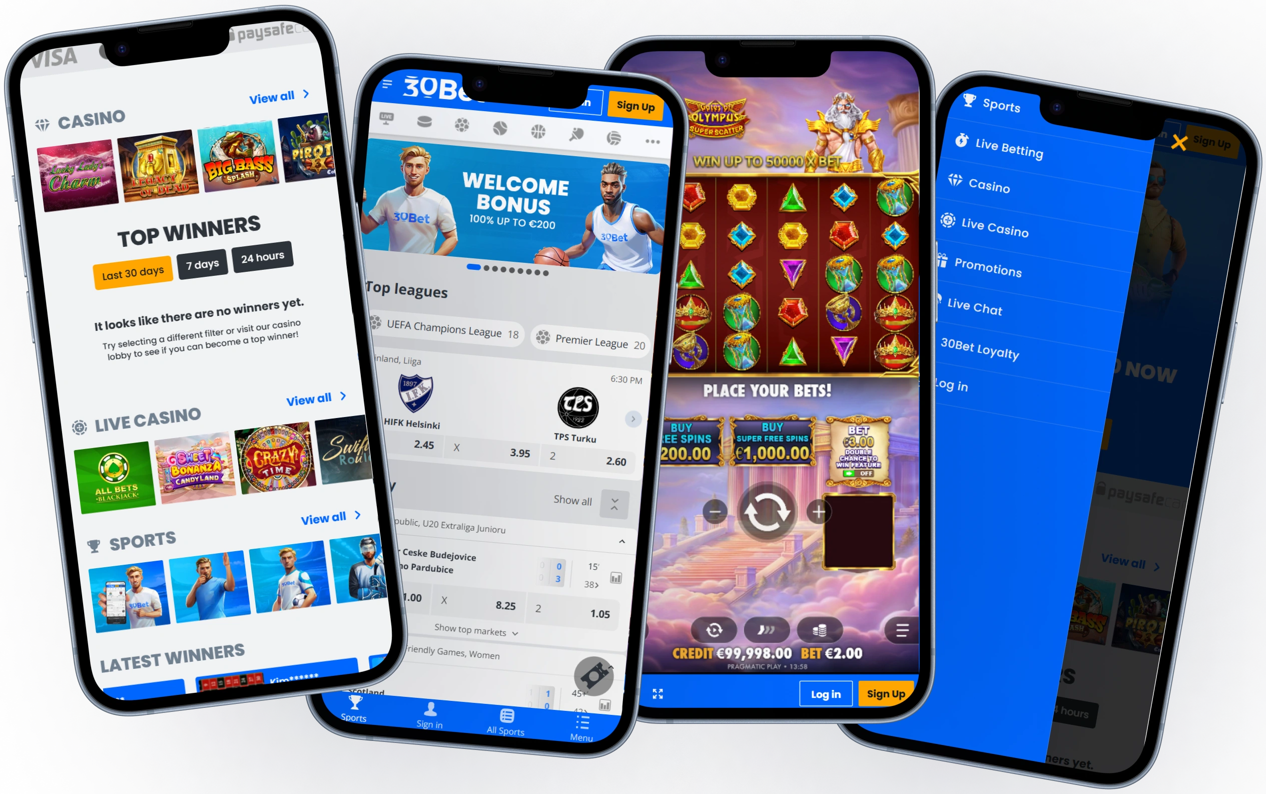 30Bet Mobile App and Usage