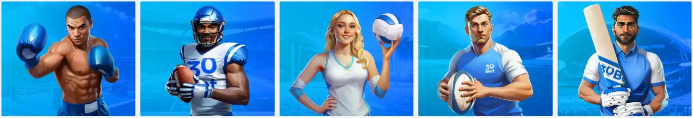 Sports betting at 30Bet Casino
